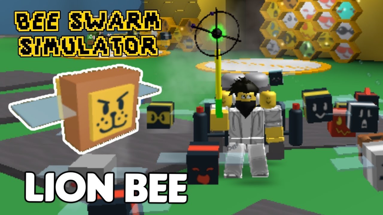 Legendary Lion Bee Bee Swarm Simulator Youtube - how i got gifted lion bee roblox bee swarm simulator youtube