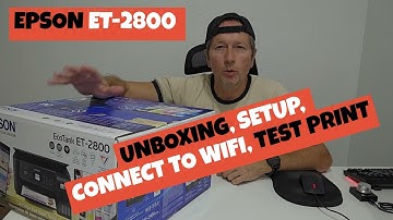 Epson EcoTank ET-2800 Printer Unboxing, Setup, WiFi Connect And Print (Why I Bought This Printer)