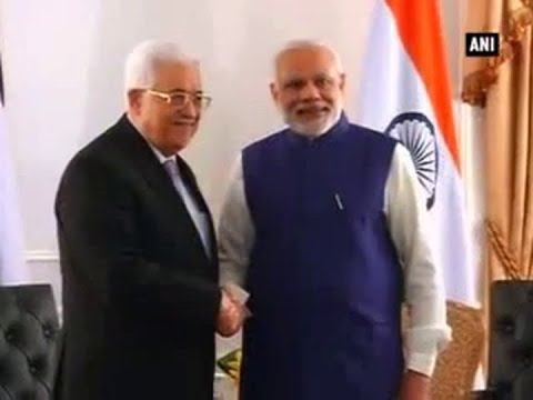 PM Modi meets President of Palestine in New York
