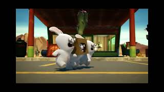 Two sides of running rabbid￼