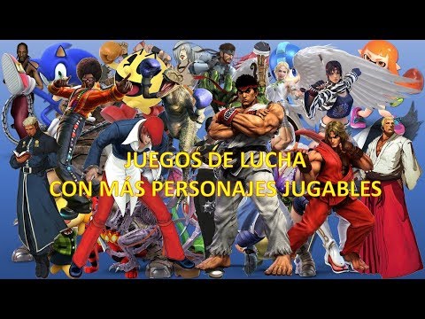 TOP 10 JUEGOS DE LUCHA CON MÁS PERSONAJES JUGABLES