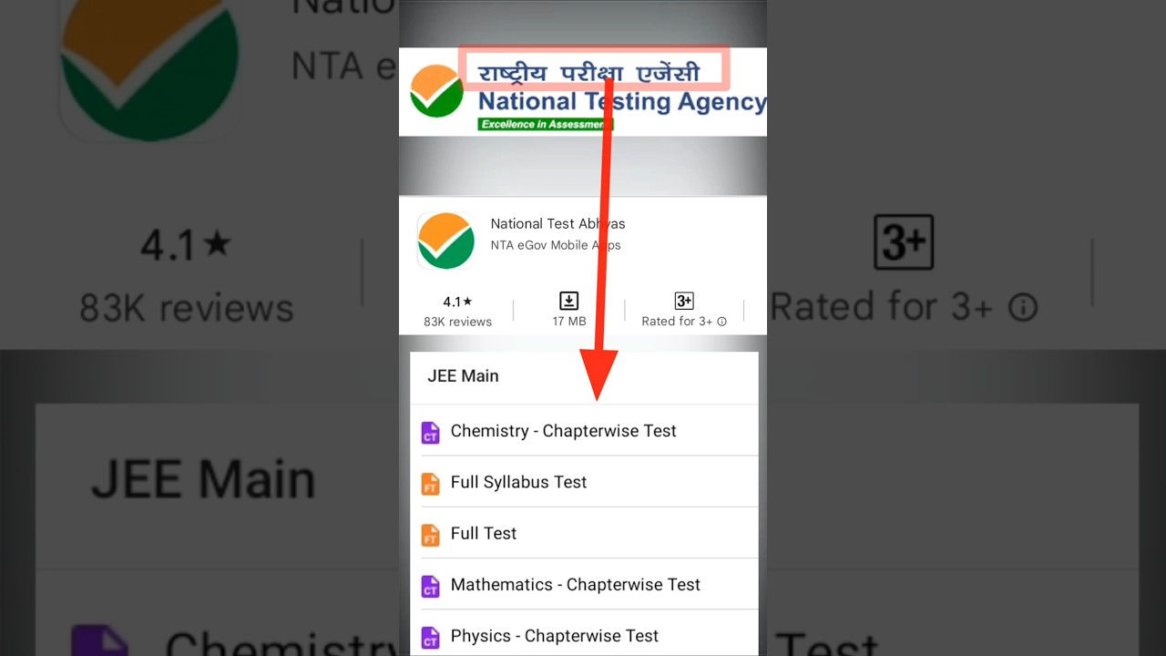 🔥Score 99%ile in JEE 2025 with Free Mock Tests 🤯| NTA Abhyas for JEE Mains #iit #jee #shorts