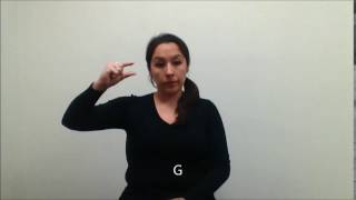 Handshape G Captioned