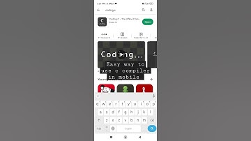 easy way to use c language compiler in mobile #clanguage #android