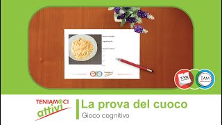 Teniamoci Attivi – Gioco cognitivo e demenza: alleniamo la memoria procedurale con le ricette screenshot 3