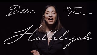 Video thumbnail of "Better than a hallelujah Sometimes| Lyric Video|Amy grant|Cover song| Suraksha Rai|"