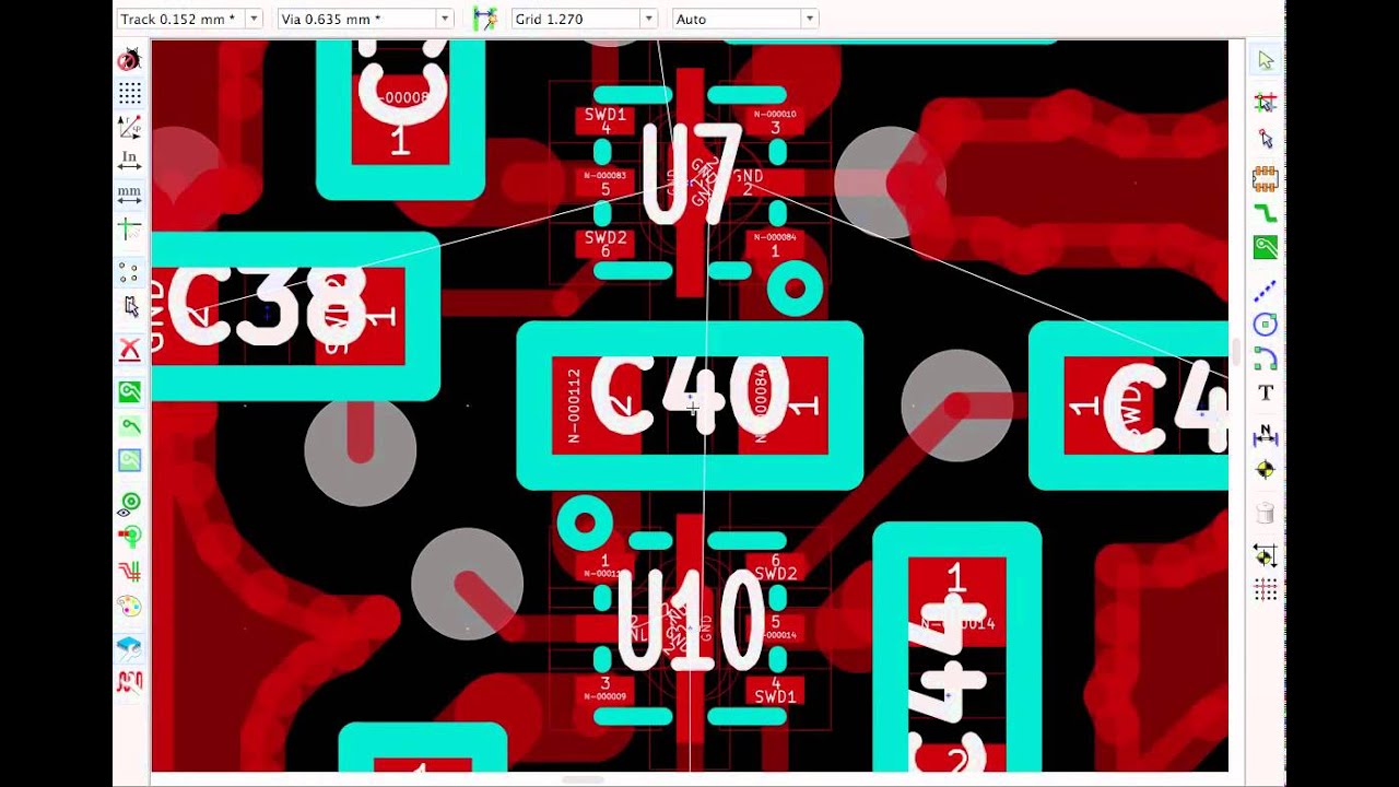 KiCAD with Mac OS X touchpad support - YouTube