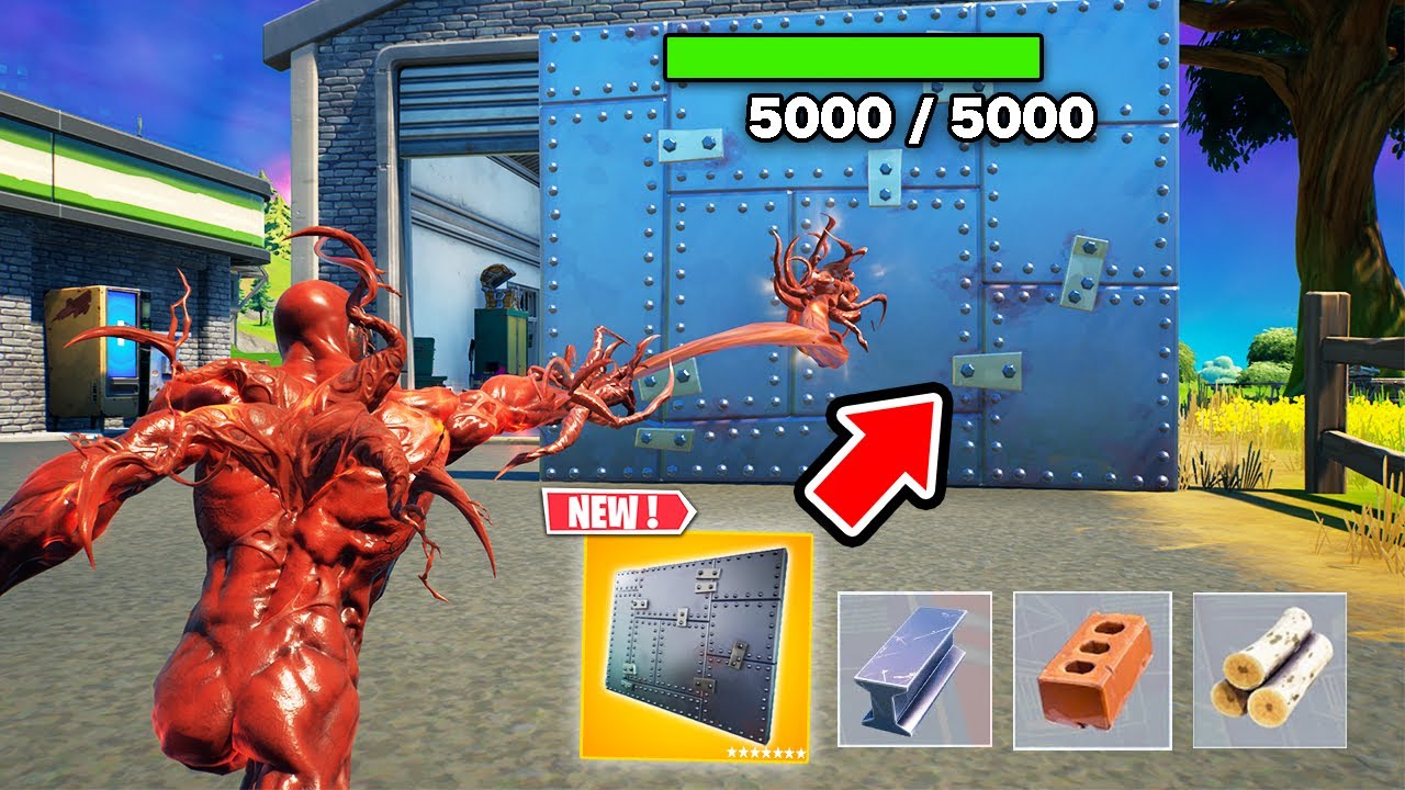 カーネイジのミシックでも壊せない新資材 フォートナイト フォートナイト 動画max