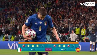 Il Rigore di Jorginho ⚽ Italia Vs Spagna ⚽ Caressa e Bergomi - Euro 2020