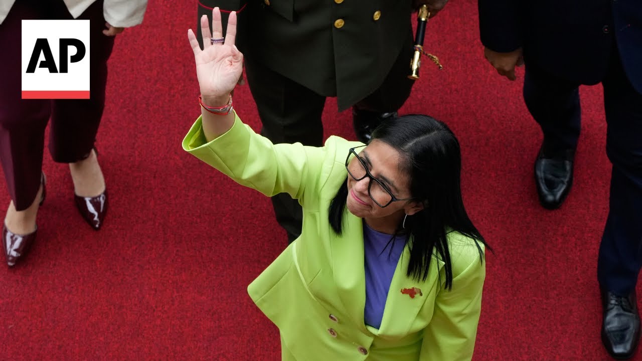 Delcy Rodríguez calls for opening Venezuela's oil industry and warmer US ties