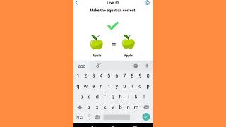 Easy Game ~ Le-65 , Make the Equation Equal. screenshot 2