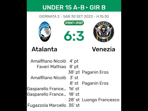 Campionato Nazionale U15 (2009) Serie A-B_Girone B_2^ giornata_30.09.2023_ATALANTA vs VENEZIA 6-3