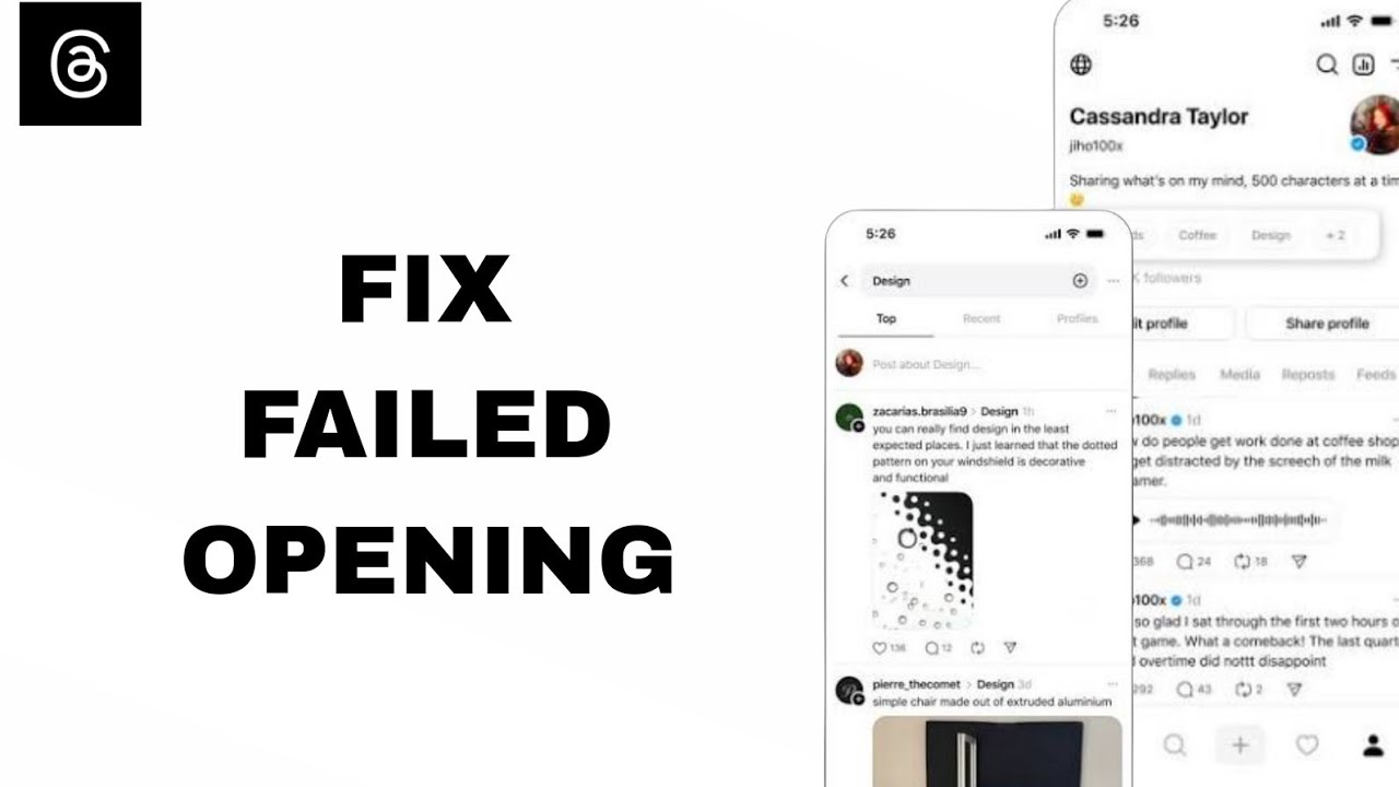 How To Fix And Solve Failed Opening On Threads App | Step By Step - YouTube