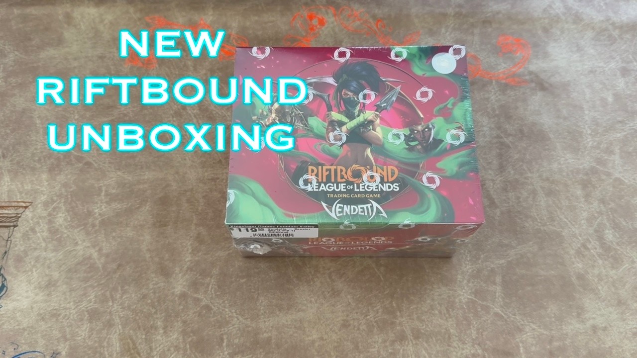 gamestop riftbound booster box Riftbound: League of Legends TCG   Unleashed  Team Card Titan Unleashed booster pack Riftbound Vendetta Booster Box Unboxing