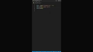 Python - one line trick to open and close the file in Python [PL]