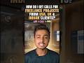 How do I get calls for Freelance Projects From USA, UK and Indian Clients? #ytshorts #shorts #job