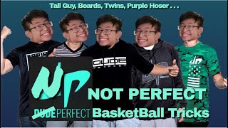 Not Perfect | Dude Perfect but not really - BasketBall Tricks