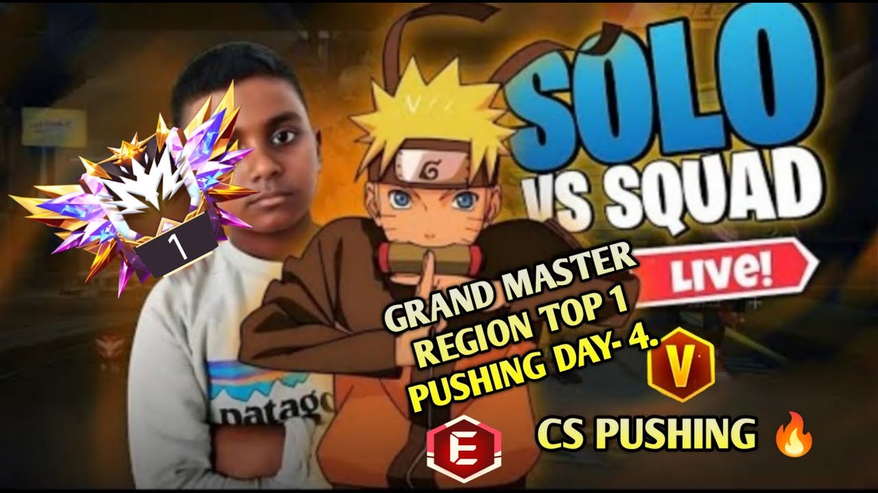 GRAND MASTER PUSHING AND CS / BR / GUILD WARS REGION TOP 1 PUSHING DAY ...
