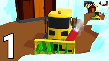 Clean Snow 3D - Gameplay / Walkthrough - Part 1 (IOS & Android)