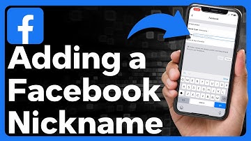 How To Add A Nickname On Facebook