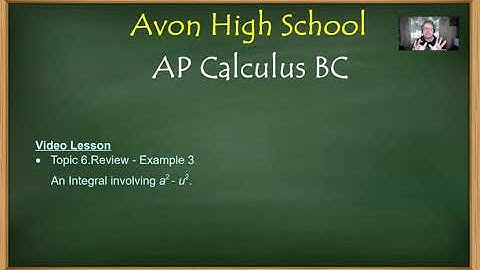 Avon High School - AP Calculus BC - Topic 6.Review - Example 3