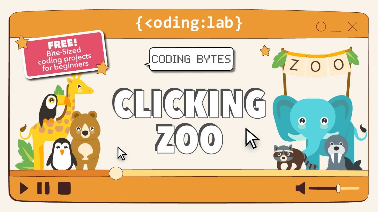 Clicking Zoo | Coding Bytes | Code on Scratch [INTERMEDIATE] - YouTube