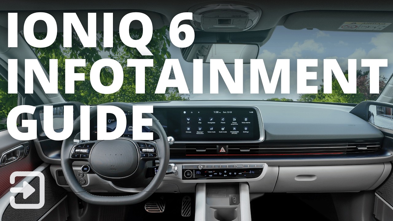 Hyundai Ioniq 6 2025 Infotainment Guide & Bluelink App Walkthrough ...