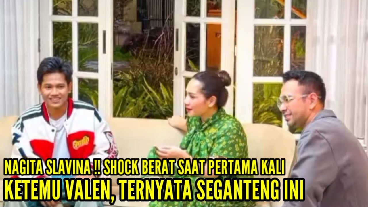 NAGITA SLAVINA PUJI SELANGIT KETAMPANAN VALEN SAAT PERTAMA KALI BERTEMU DIACARA RANS ENTERTAIMENT