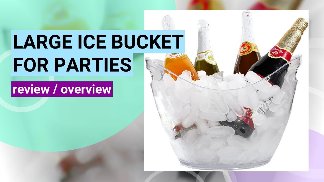 Reviewing the Ultimate Party Essential: Large 8L Ice Bucket for Drinks