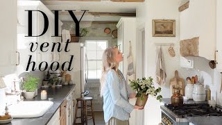 DIY Cottage Kitchen Update | Our Brand New Cottage Inspired Range Hood!