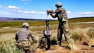 A Quick Video About HOW TO AIM AND FIRE An 81mm Mortar (Yakima Training Center, Yakima, Wash)!