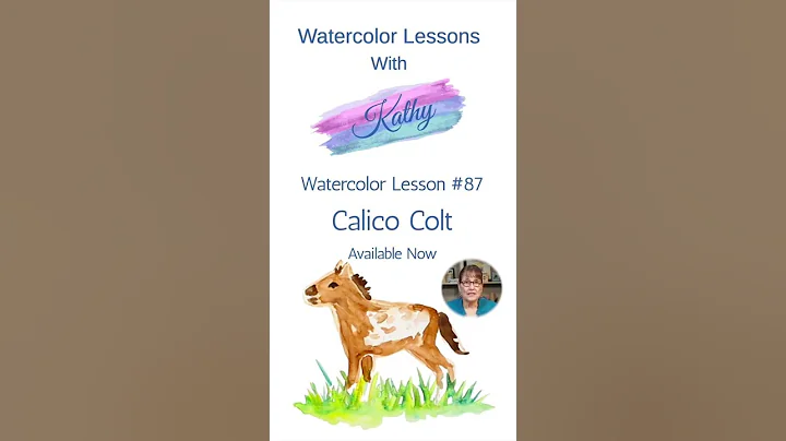 Lesson #87: How to Paint A Colt With Watercolor | ...