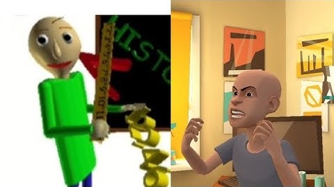 Classic Caillou plays Baldi