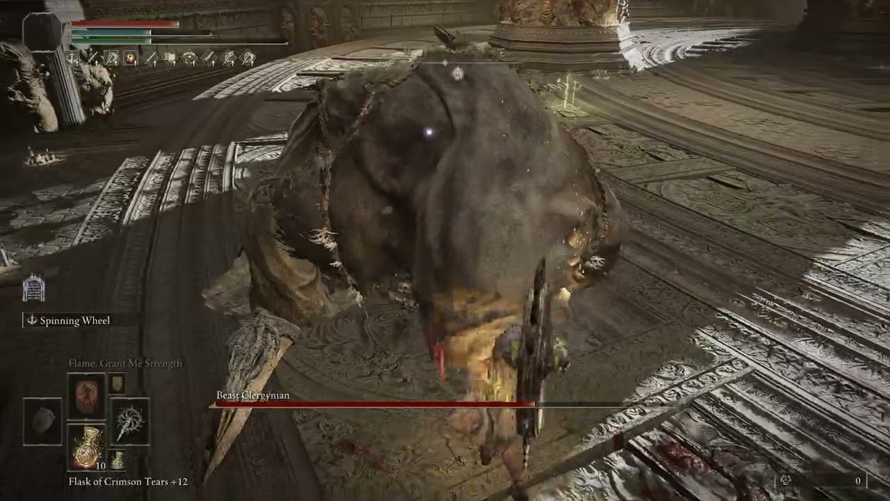 Elden Ring - Maliketh, the Black Blade vs. Ghiza's Wheel (NG+3, No Damage)