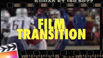 Final Cut Pro X Film Slide Transition Tutorial
