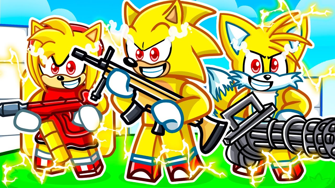 Teniendo una Familia SUPER SONIC en Roblox Rivals!