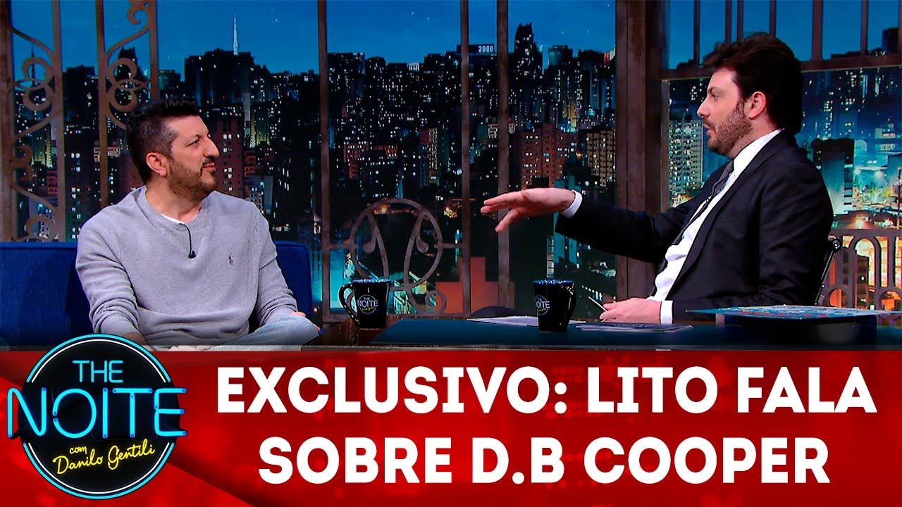Exclusivo para web: Lito Sousa fala sobre caso de D.B Cooper | The Noite (30/10/18)