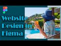 Website UI design in figma for beginners | #Figma #UIUX #websitedesign #uidesign 