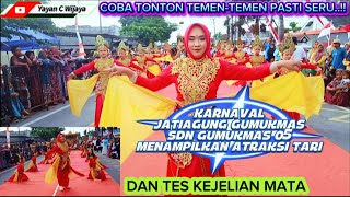 KARNAVAL JATIAGUNG GUMUKMAS JEMBER 2025 SDN GUMUKMAS 05 ATRAKSI TARI DAN TES KEJELIAN MATA