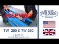 Assembly of the TW 250 & TW 260 Heavy-Line 2 post lifts from TWIN BUSCH®