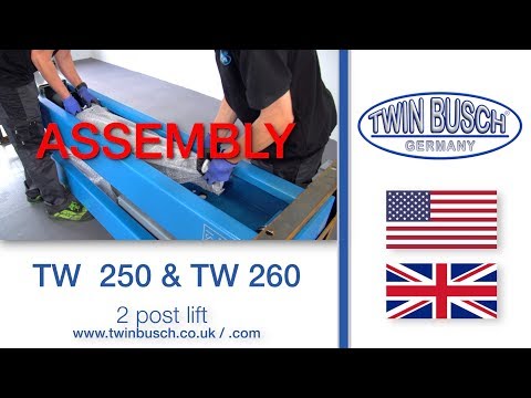 Підіймач для сто 5.0 т TWIN BUSCH TW 250, видео 1