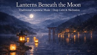 Lanterns Beneath the Moon | Traditional Japanese Music (邦楽) | Deep Calm & Meditation