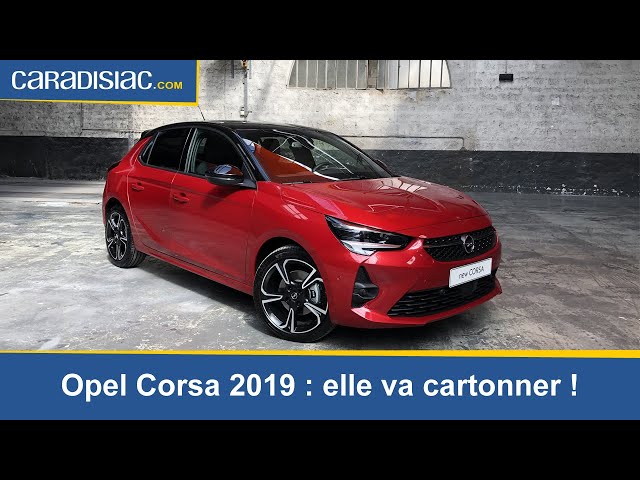 Opel Corsa 2019 : carton en vue 