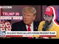 HasanAbi reacts to Donald Trump Speaks OUT after visiting Southern Border in 'Hannity' exclusive