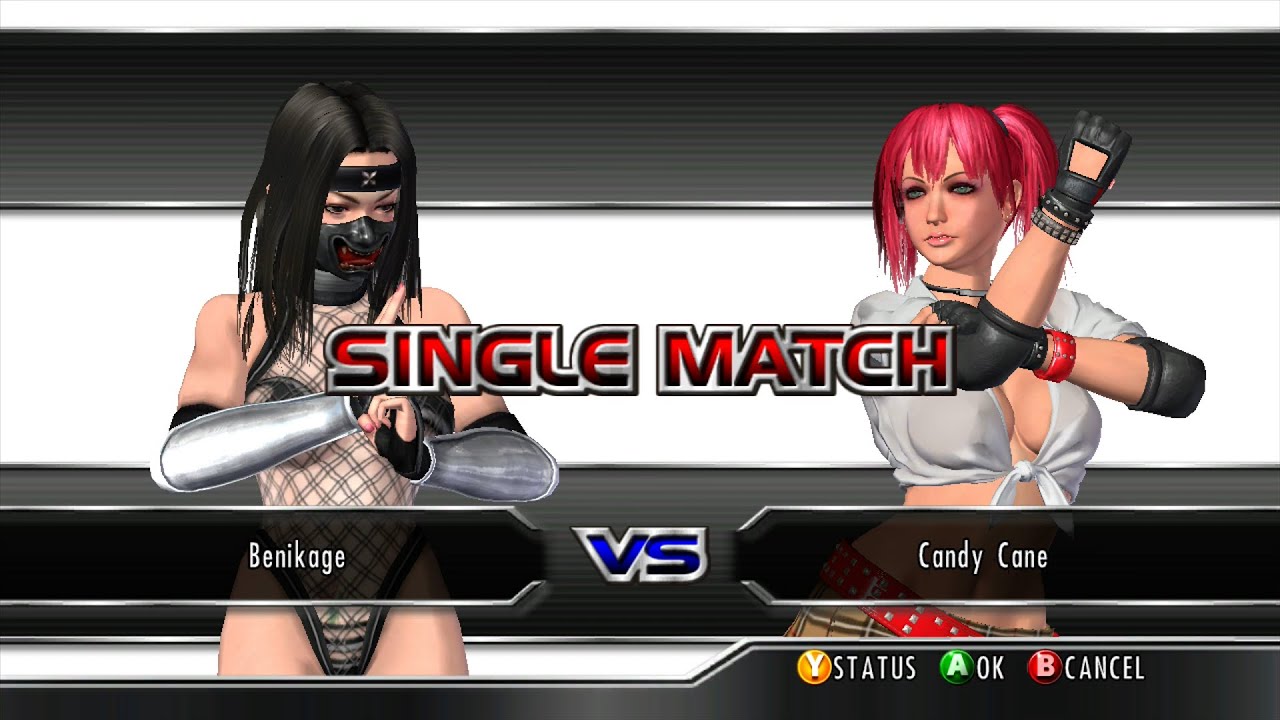 Single match. Rumble Roses Benikage.