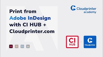 Print from Adobe InDesign with CI HUB + Cloudprinter.com