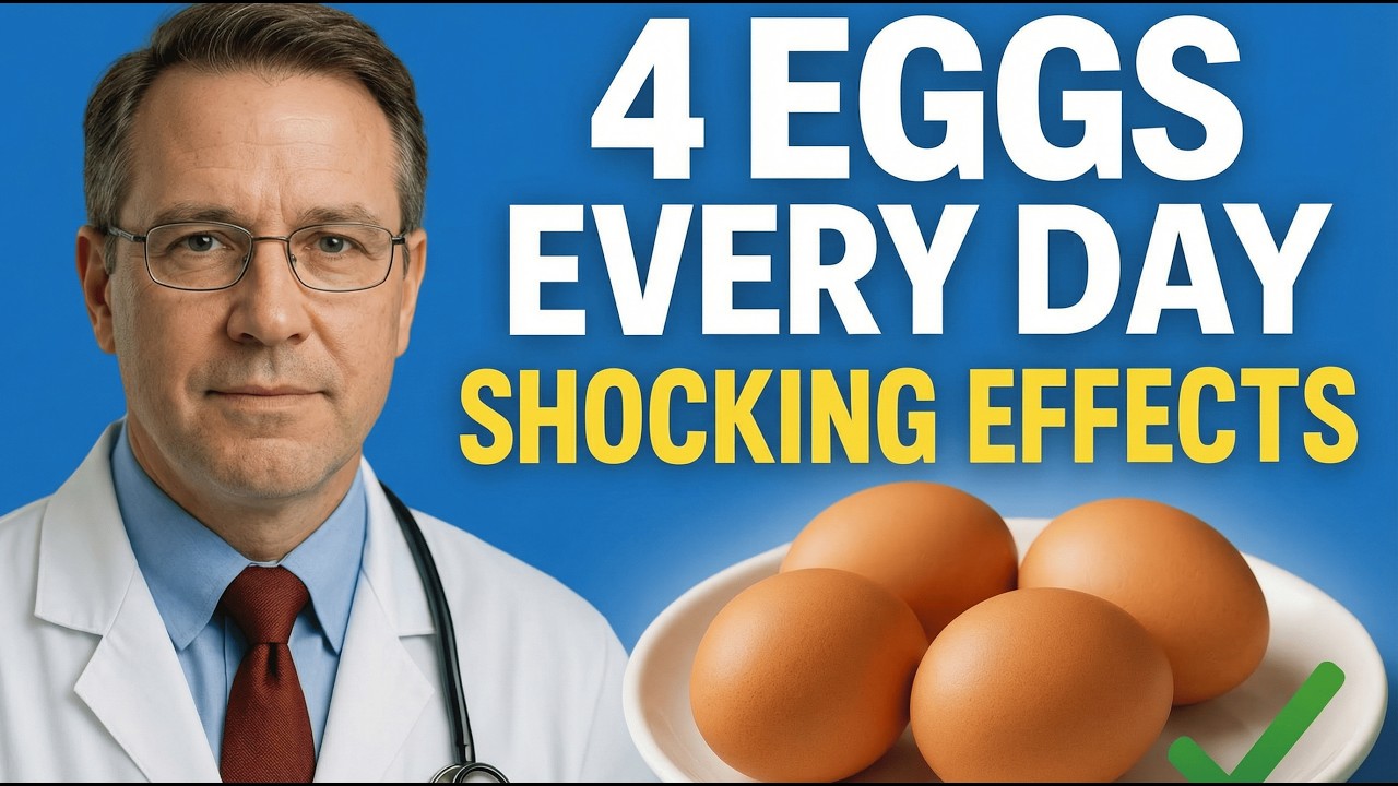 What Happens if You Eat 4 Eggs Every Day? (The Doctor’s Truth!)