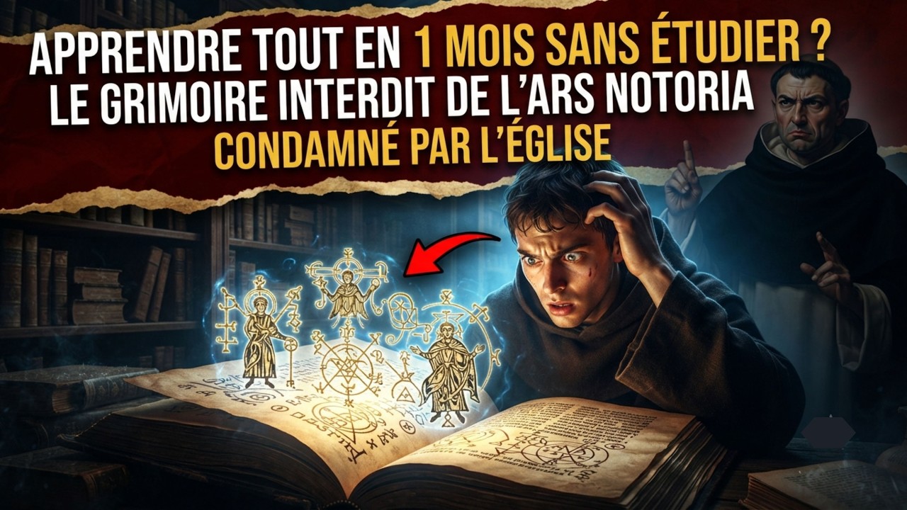 ⁣L'ARS NOTORIA : Le rituel interdit pour apprendre TOUT en 30 jours