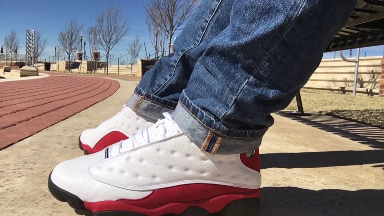 chicago 13s on feet