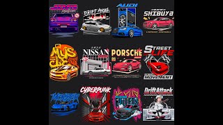Huge T-Shirt Design Bundle 🎨 | Ready-to-Print SVG, EPS, PNG for Merch
